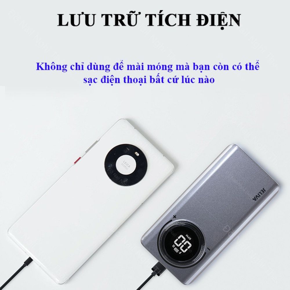 Máy mài móng tích điện cầm tay Jeliva