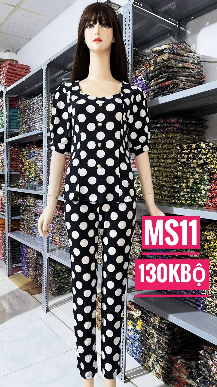 Đồ bộ mặc nhà thun aty loại 1( size 4 cho người 63-70 ký)
