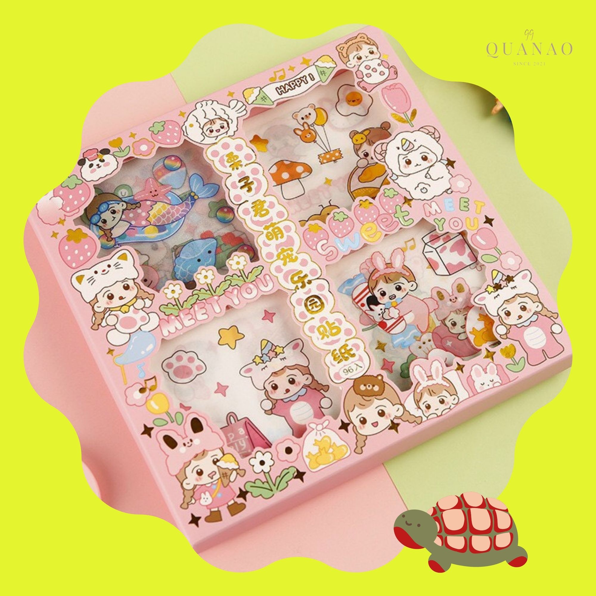 [HCM]STICKER 96 miếng - Dán cực xinh