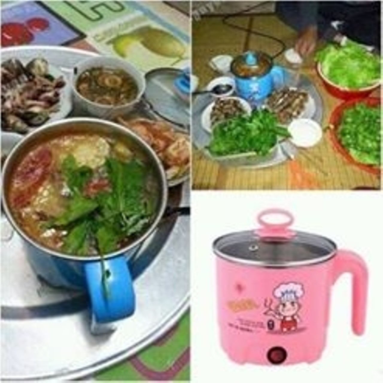 NỒI NẤU SIÊU TÔC NỒI LẨU MINI (MÀU NGẪU NHIÊN)