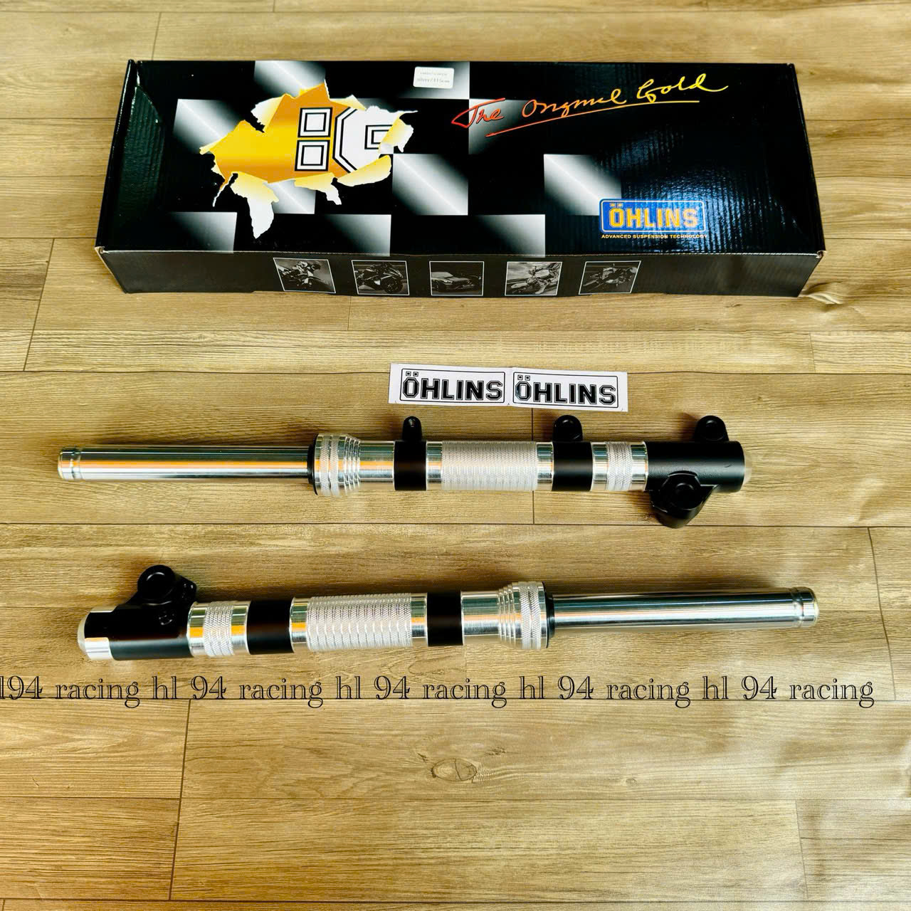 Phuộc phay Ohlins Vario Click 2018-2023 lắp đặt như zin
