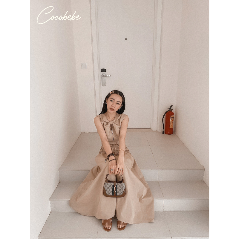 Đầm Maxi Nhún Eo M3059 Cocobebe