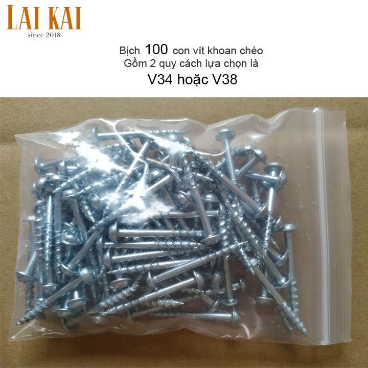 [HCM]Vít khoan chéo V34 V38 bịch 100 con