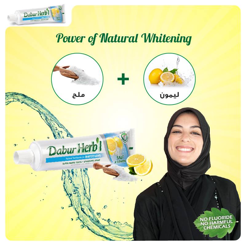 Kem đánh răng Dabur- Làm trắng răng 150g