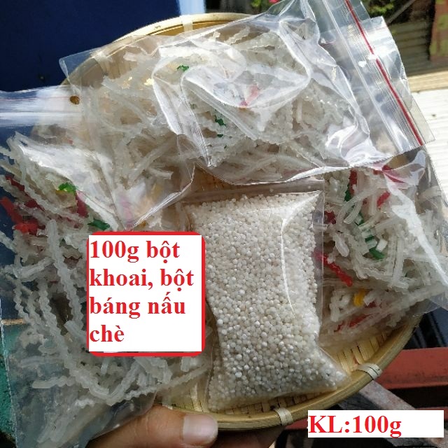 Bột khoai - bột báng nấu chè