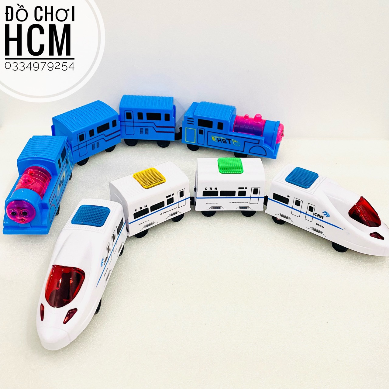 [HCM][DÙNG PIN NHIỂU MẪU] Đồ chơi xe lửa tàu điện ngầm, đường ray xe lửa Thomas dành cho bé thích khám phá mô hình xe