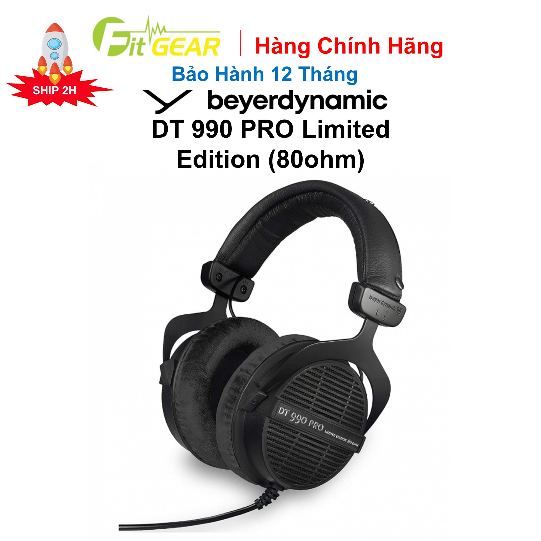 Tai nghe chụp tai Beyerdynamic DT 990 Pro Black Edition
