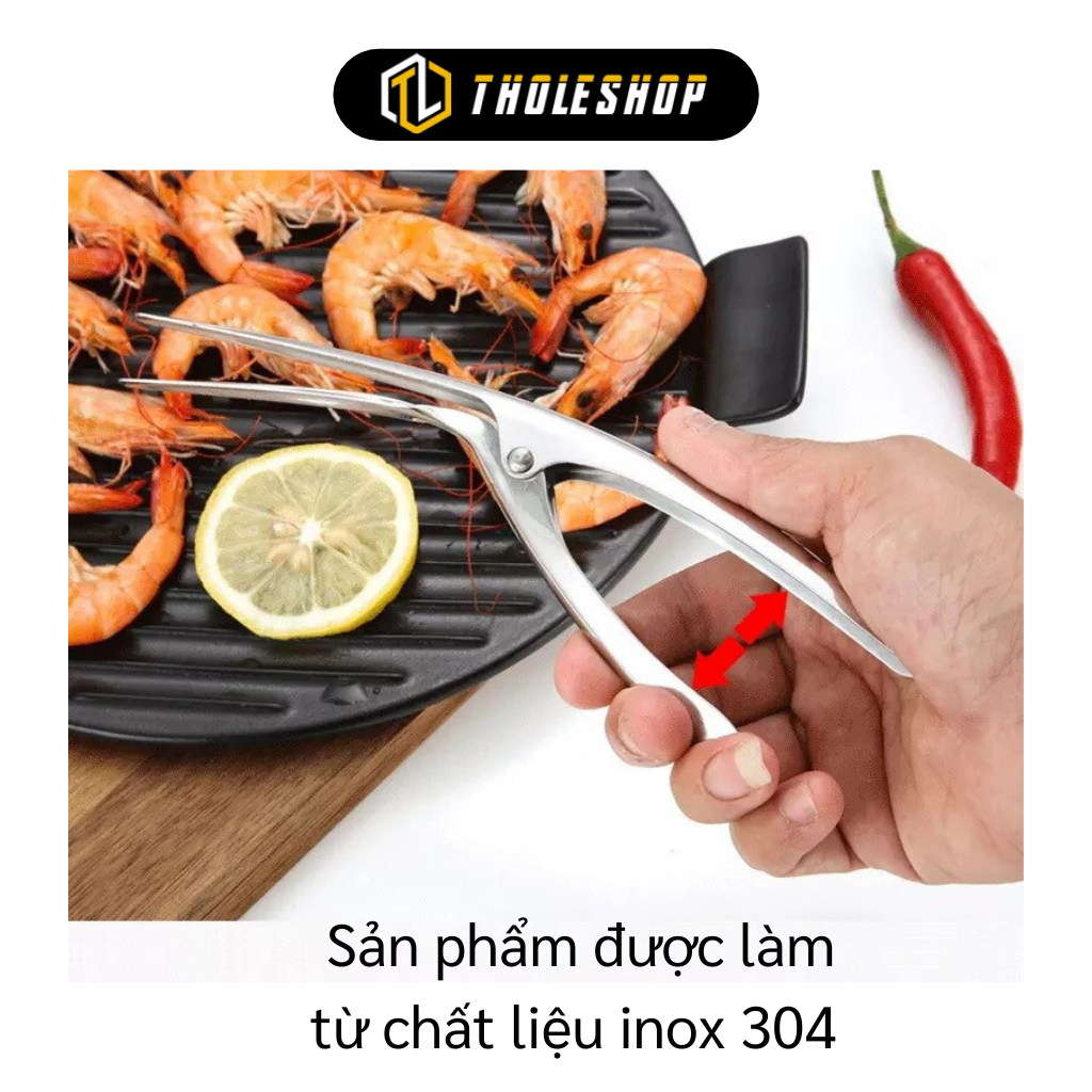 Dụng cụ tách vỏ tôm - Kẹp lột vỏ hải sản - Dụng cụ lọt vỏ tôm siêu nhanh - Dụng cụ rút chỉ tôm