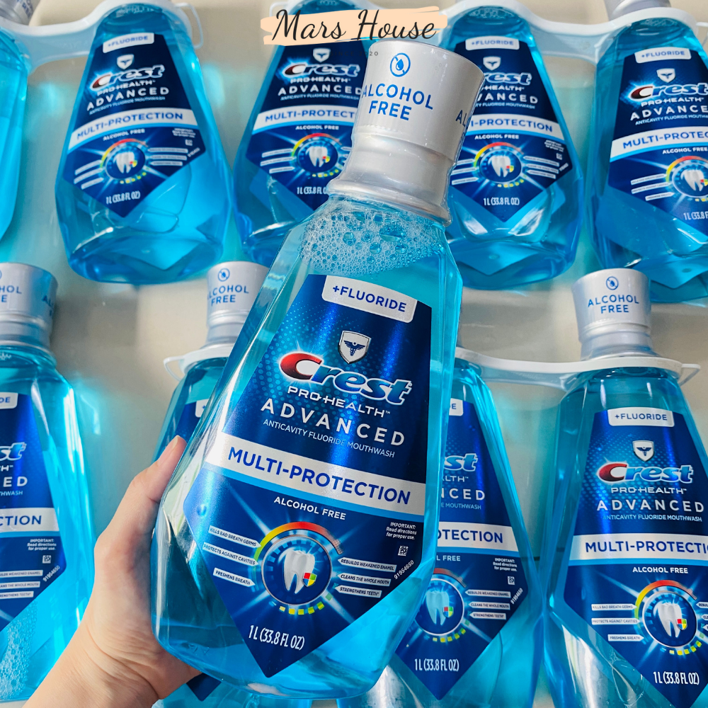 Nước súc miệng Crest Pro-Health Advanced chai lớn 1 Lít