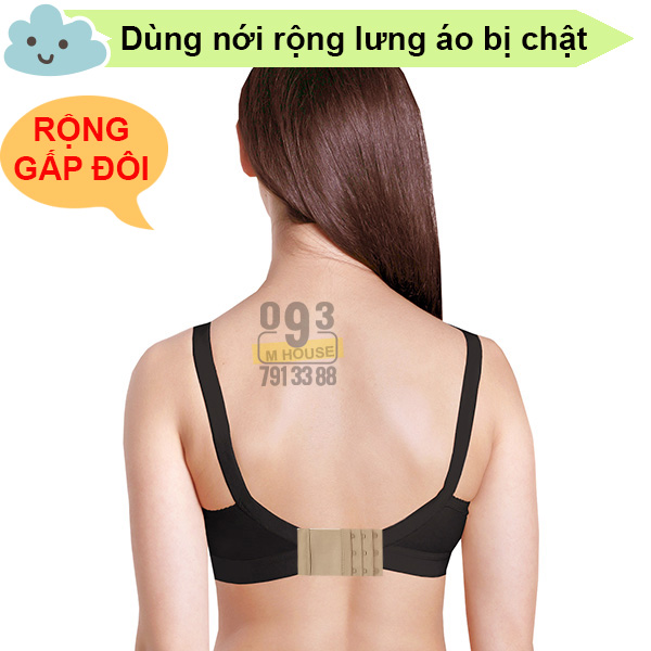 Miếng Nới Rộng Áo Ngực Phụ Kiện Nới Rộng Cho Áo Ngực Móc Nối Áo 2 Móc 3 Móc