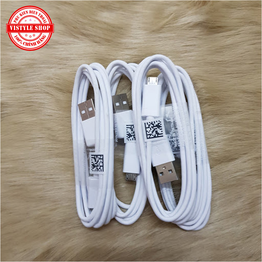 Dây Cáp Samsung Micro USB 1.5m, 1.2m - Vistyle