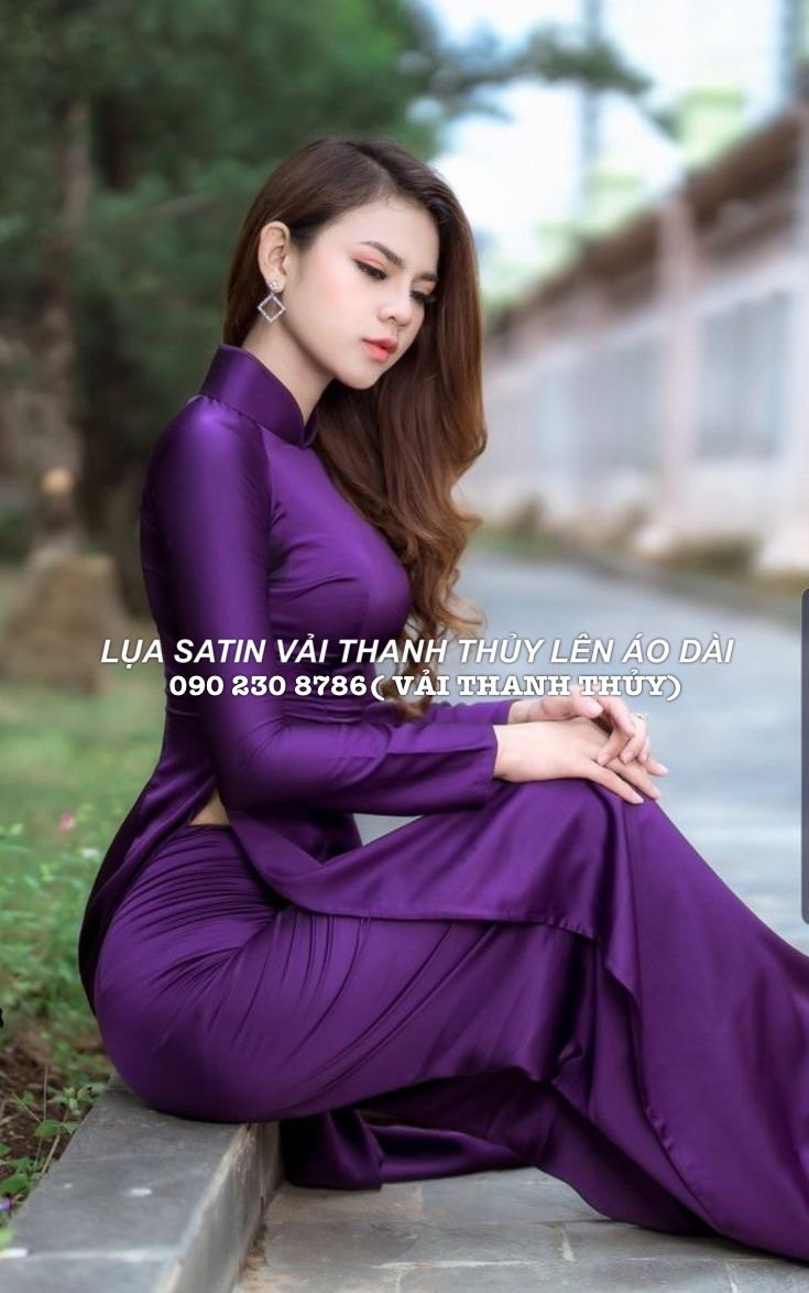 VẢI LỤA SATIN MAY ÁO DÀI - PIJAMA-DÒNG VẢI TRUNG CẤP