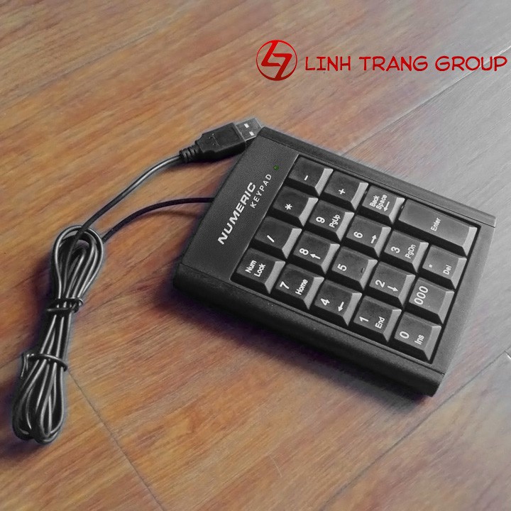 Bàn phím số có dây Numeric Keypad - PC20