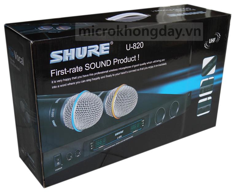 MICRO KHÔNG DÂY SHURE U820