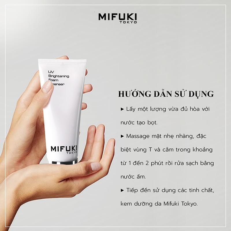Sample Sữa Rửa Mặt MIFUKI - Uv Brighten Foam Cleanser 5ml