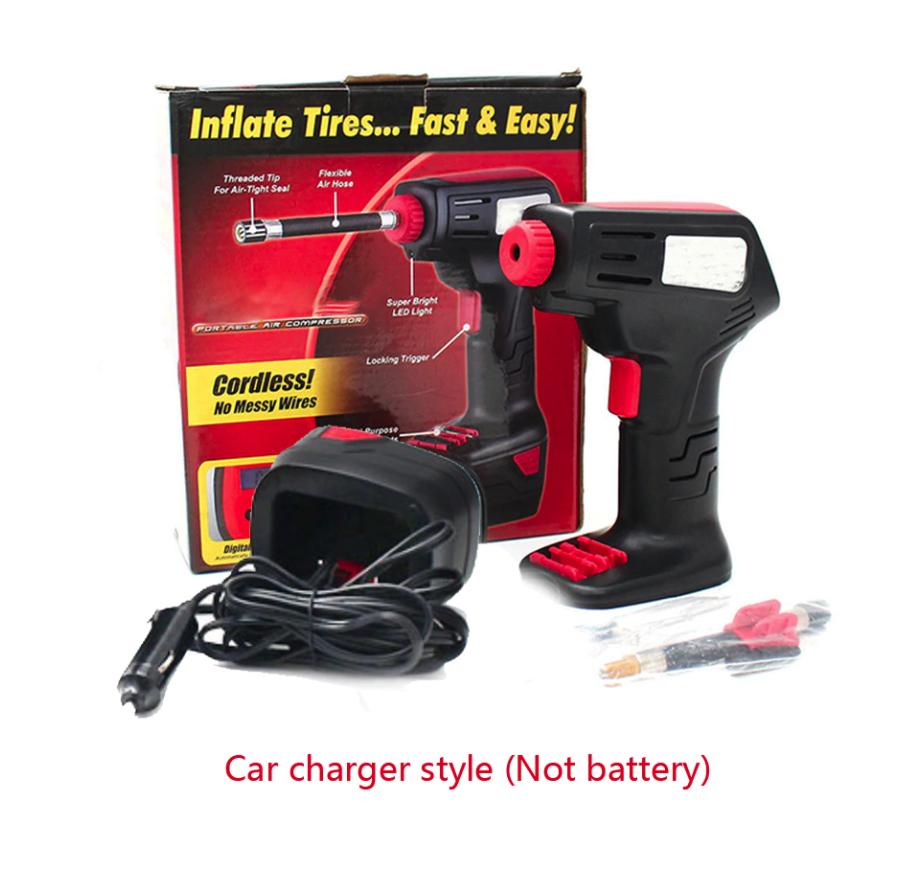 Home and Garden - Máy Bơm Lốp Air Pump (Đen đỏ)
