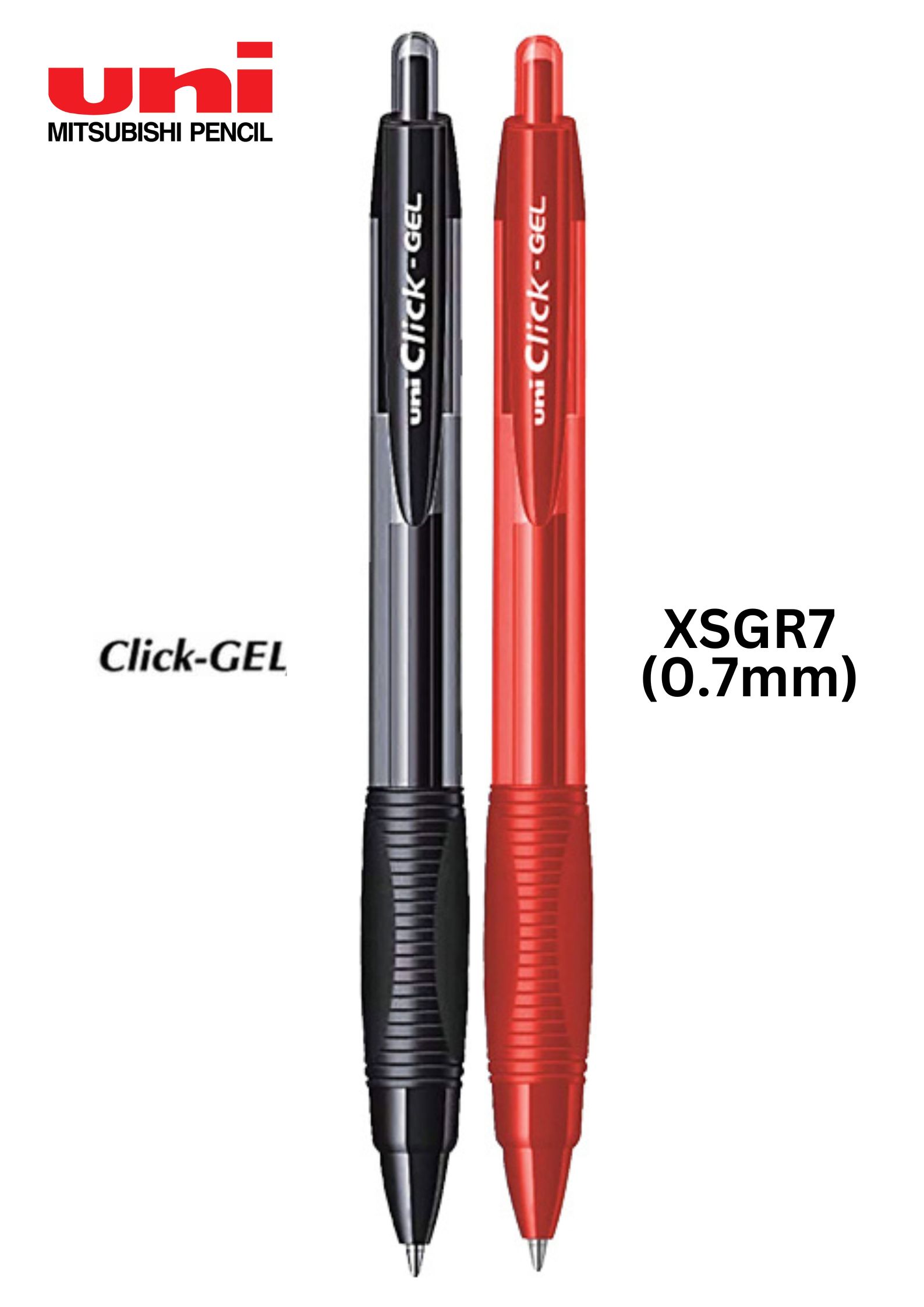 XSG-R7(0.7mm) UNI-BALL Click Gel pen