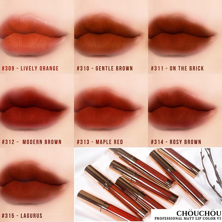 Son Lì Chou Chou Professional Matt Lip Color V2 (5g)