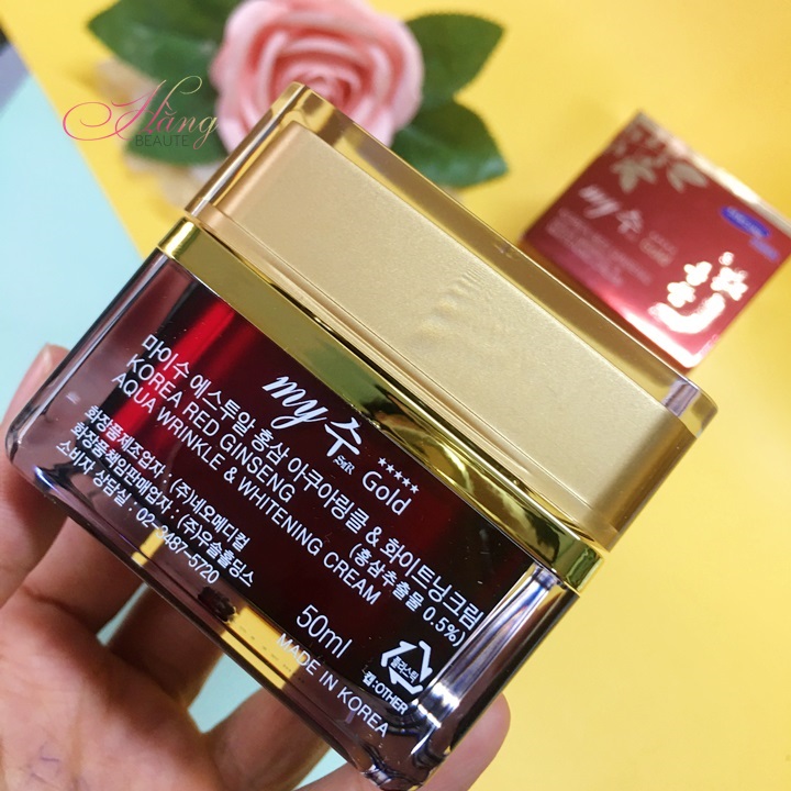 Kem dưỡng sâm hàn quốc my gold trắng hồng