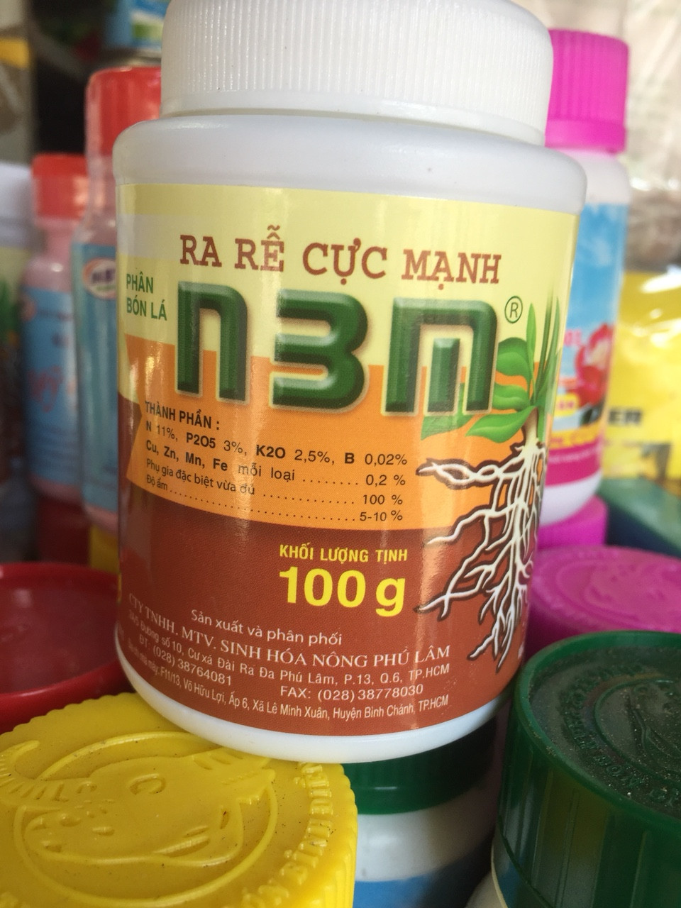 PHÂN BÓN N3M - RA RỄ CỰC MẠNH