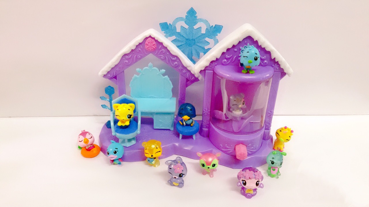 Trò chơi lâu đài tuyết hatchimals cho bé