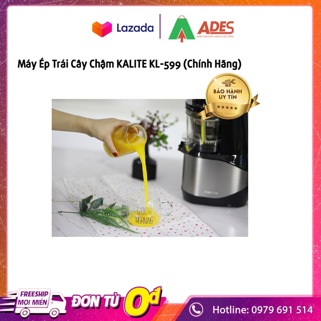 [HOT MÙA HÈ] Máy Ép Trái Cây Chậm KALITE KL-599 - BH 3 Năm