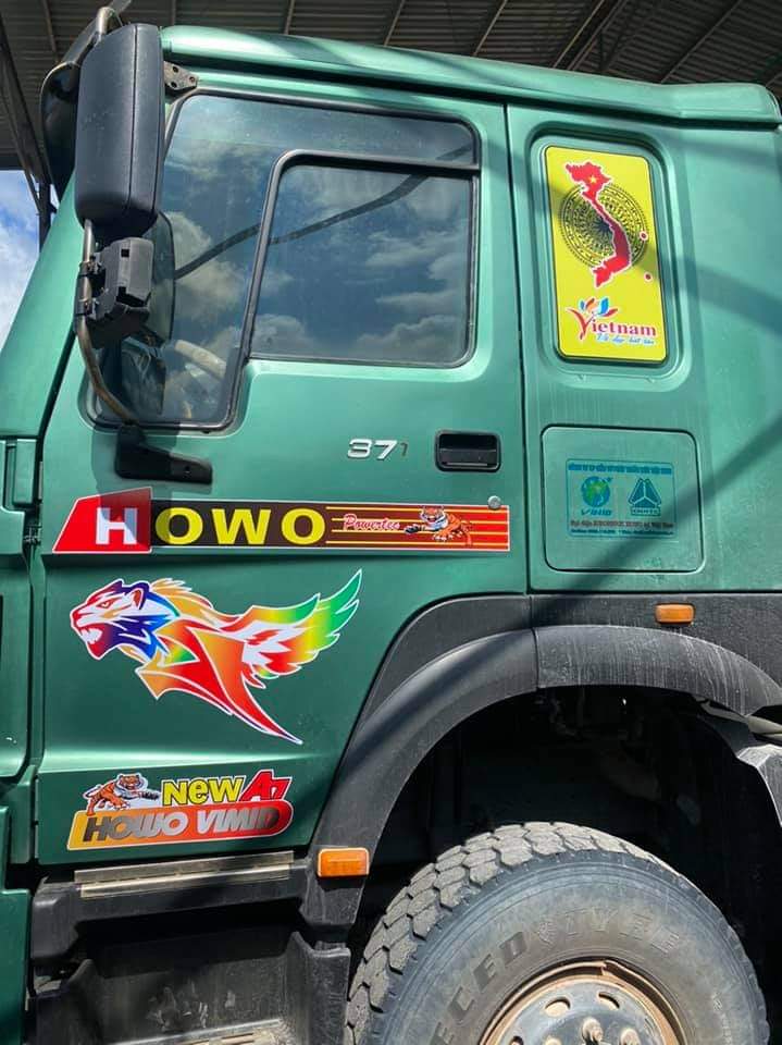 (SALE SỐC)COMBO BỘ TEM XE DECAL DÁN XE TẢI HOWO BEN