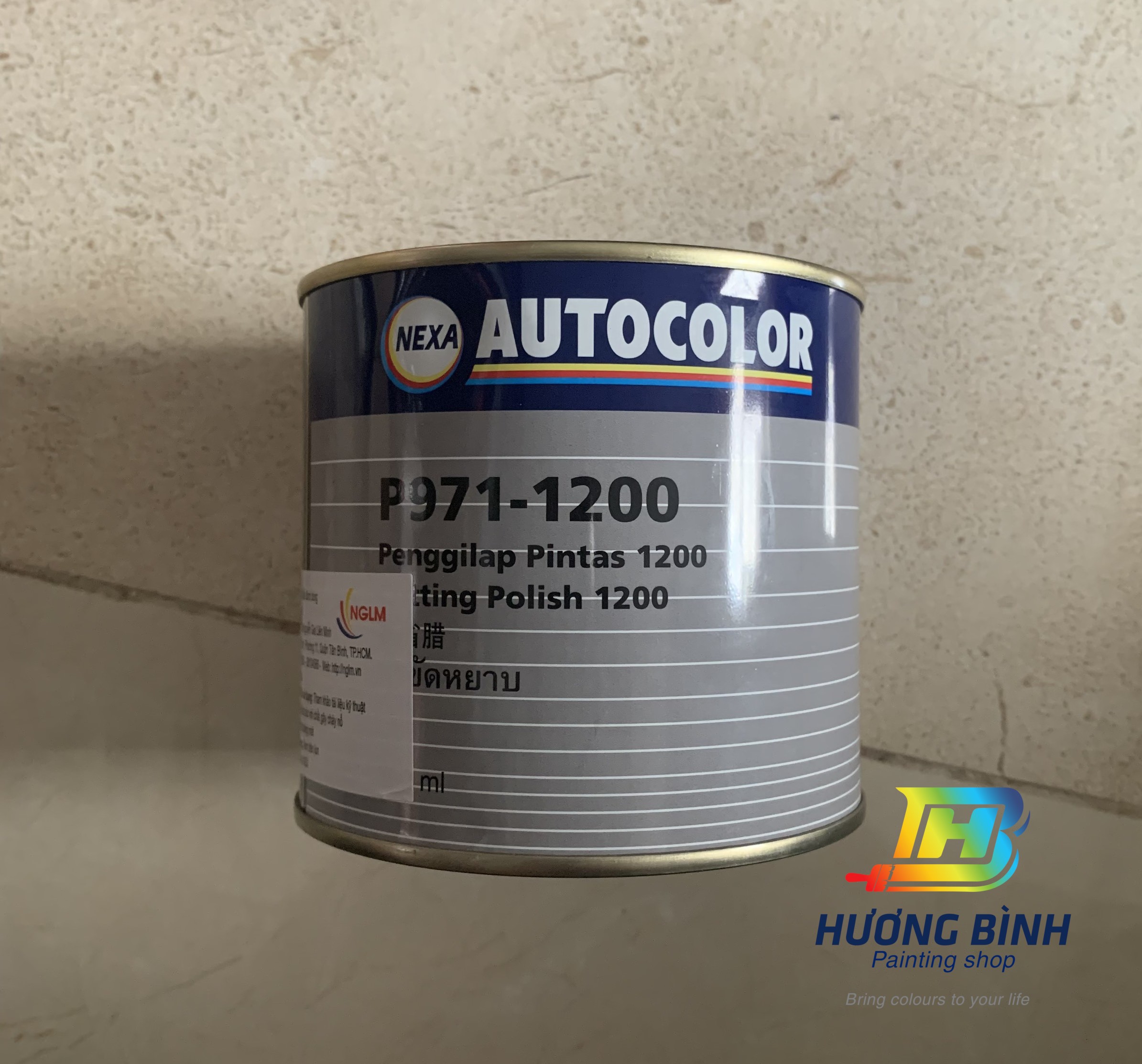 AUTOCOLOR P971 - 1200 - Bát phá đánh bóng bước 2 (đánh bóng, xoá vết xước) (500ml)
