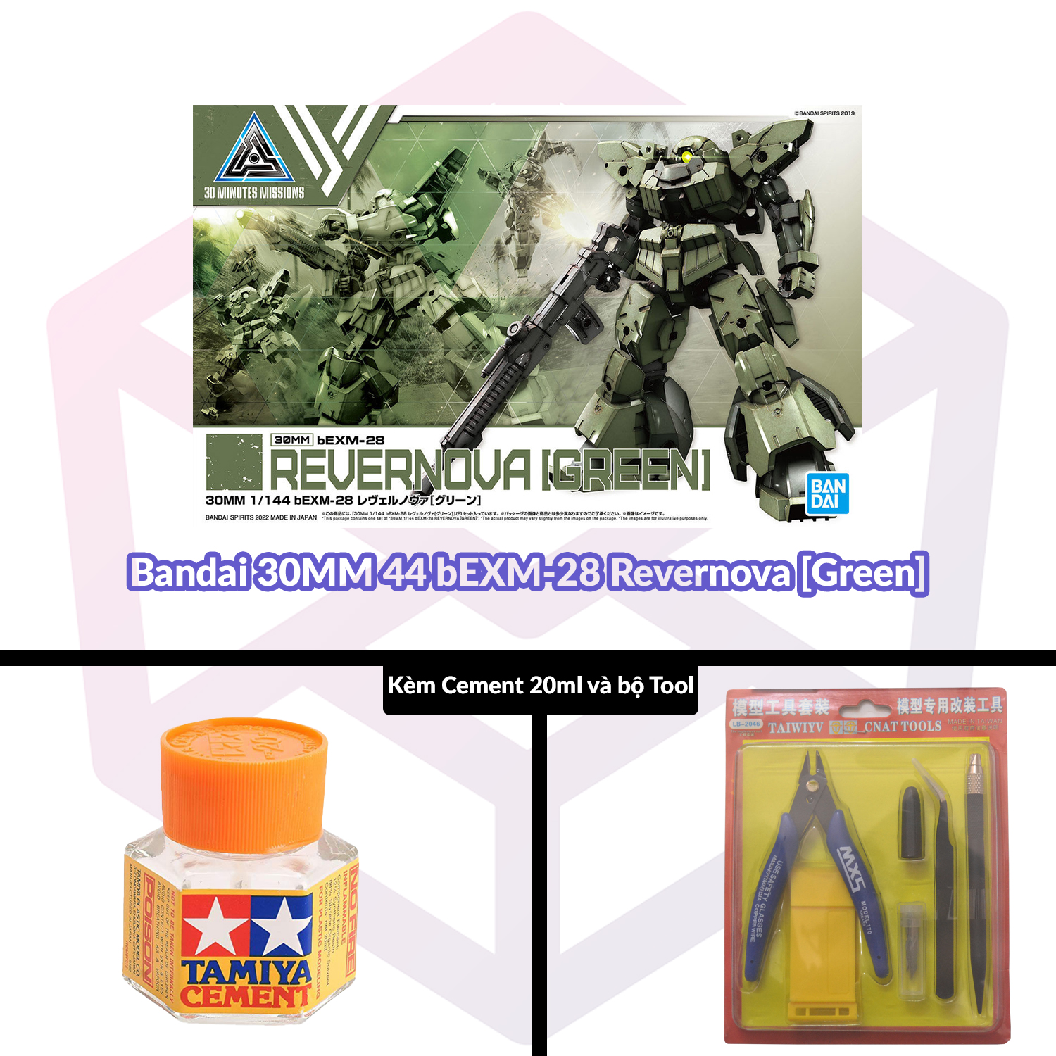 Mô hình bandai 30mm 44 bexm-28 revernova 1/144