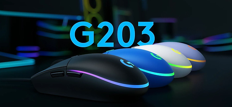Chuột chơi game Logitech G203 LIGHTSYNC RGB