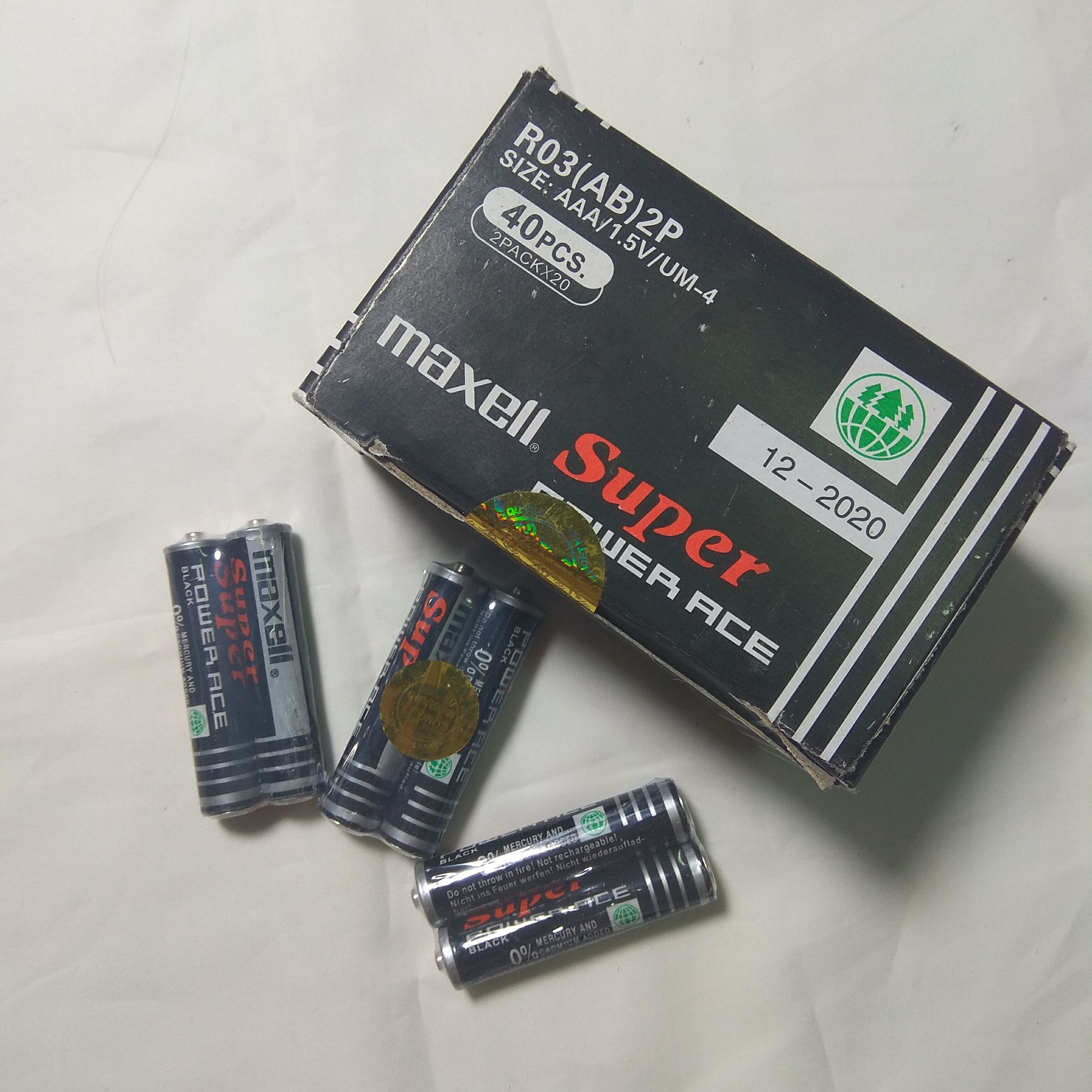 Hộp 40 Viên Pin Tiểu AA Maxell - AAA Maxell