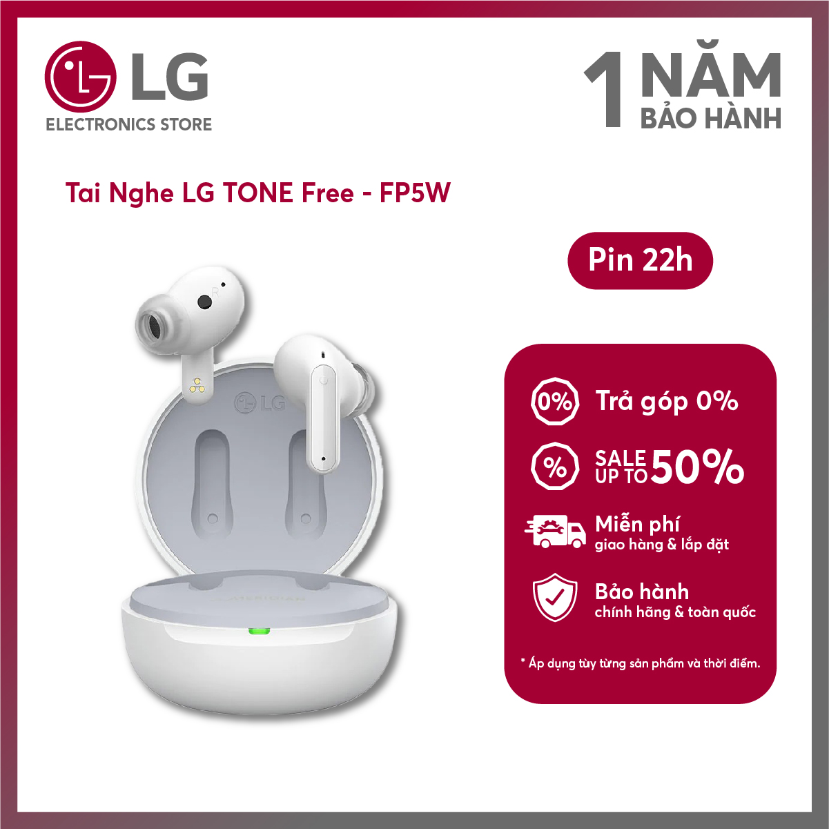 Tai nghe LG TONE Free FP5