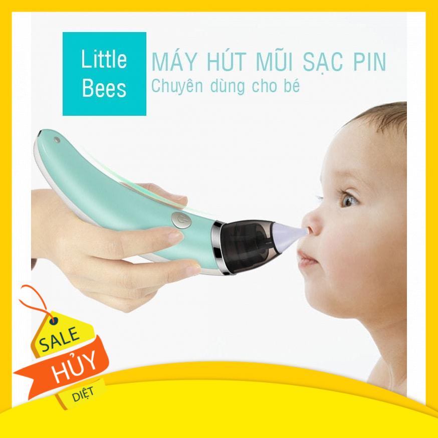 Máy hút mũi tự động cho bé, vệ sinh thông mũi tự động cho bé bi nghẹt, viêm