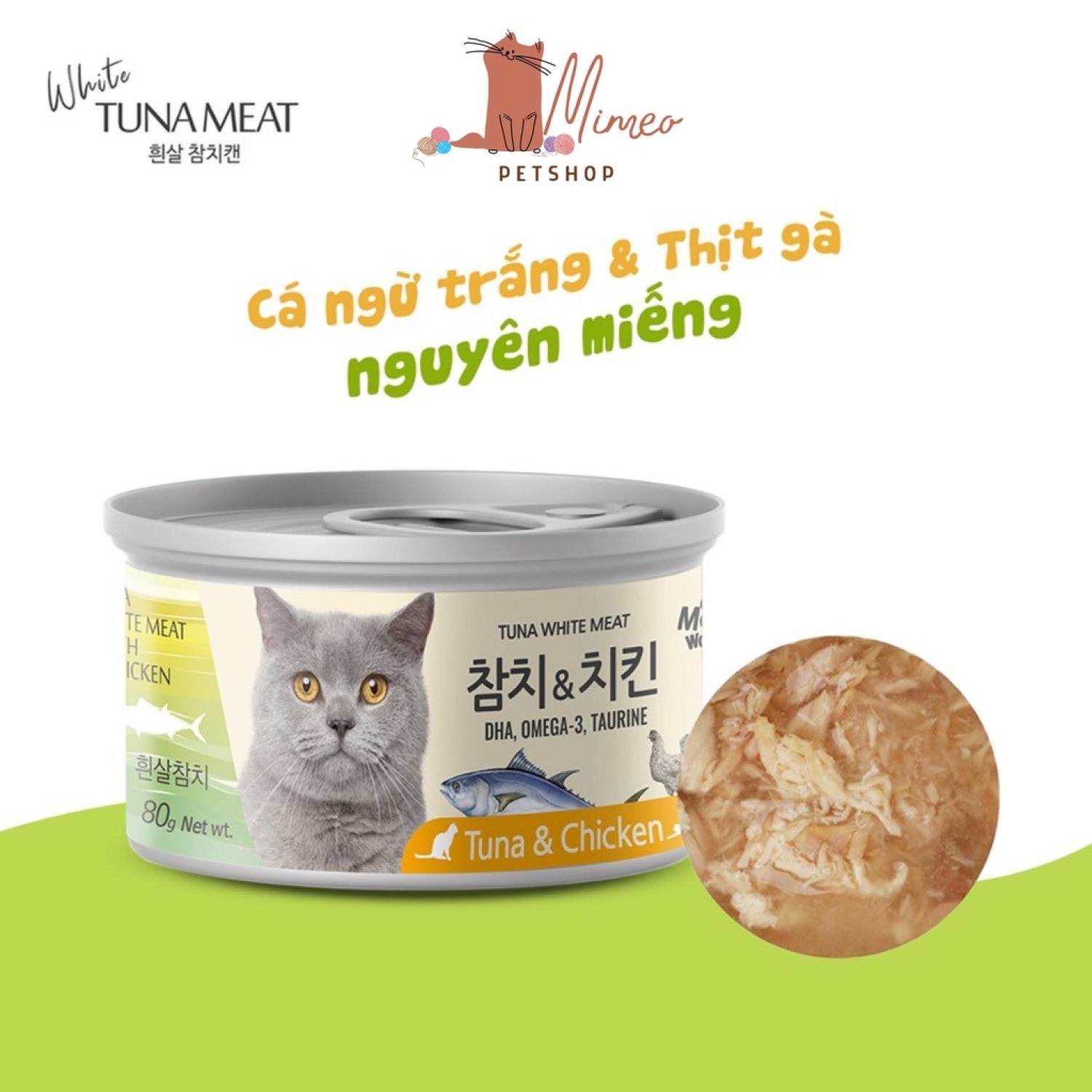 Pate mèo MEOWOW lon 80gr