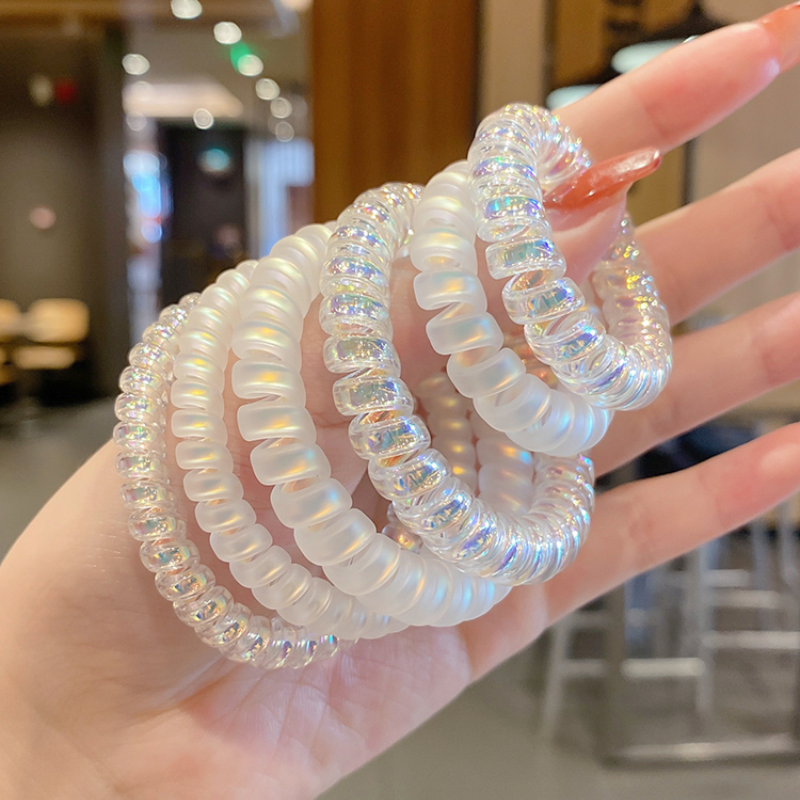 Nữ giới cầu vồng tinh tế vòng tròn tóc Hàn Quốc