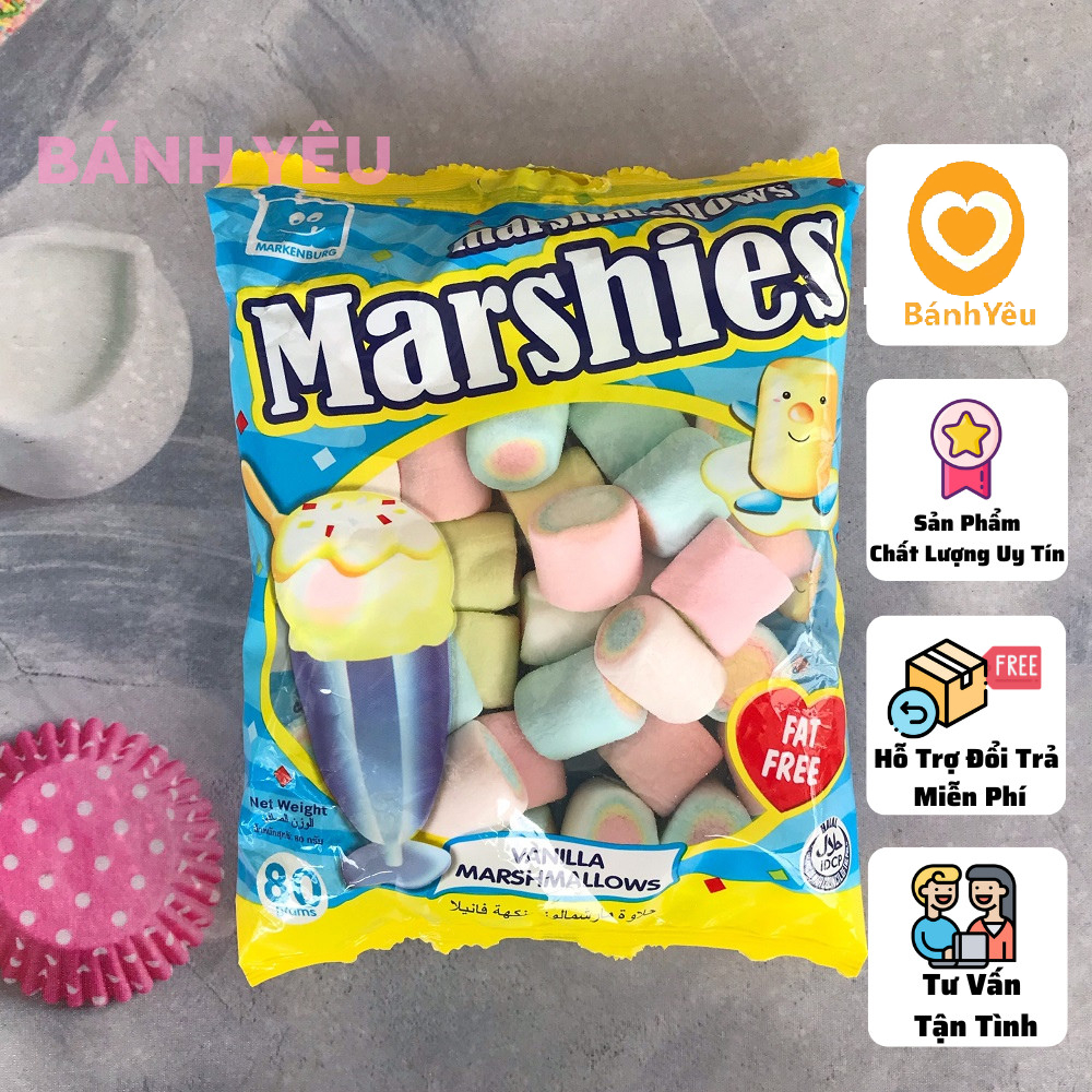 Kẹo xốp Vanilla Marshmallow 80g