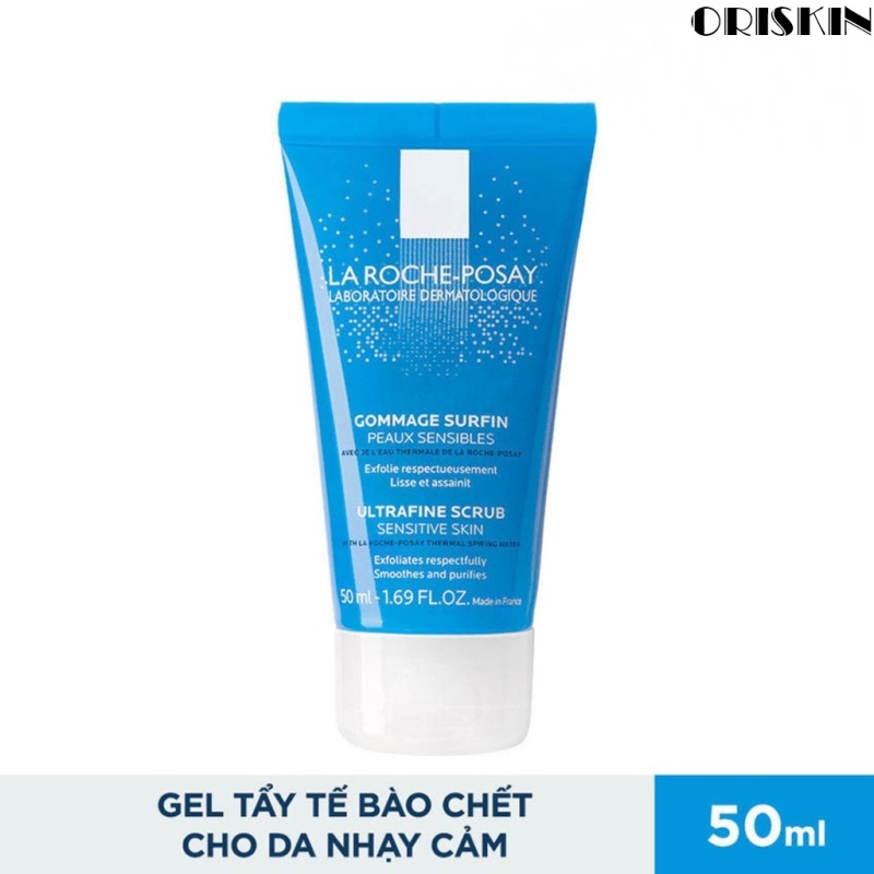 [HCM]La Roche Posay Gel Làm Sạch Tế Bào Chết Dành Cho Da Nhạy Cảm La Roche-Posay Ultra Fine Scrub Sensitive Skin 50ml