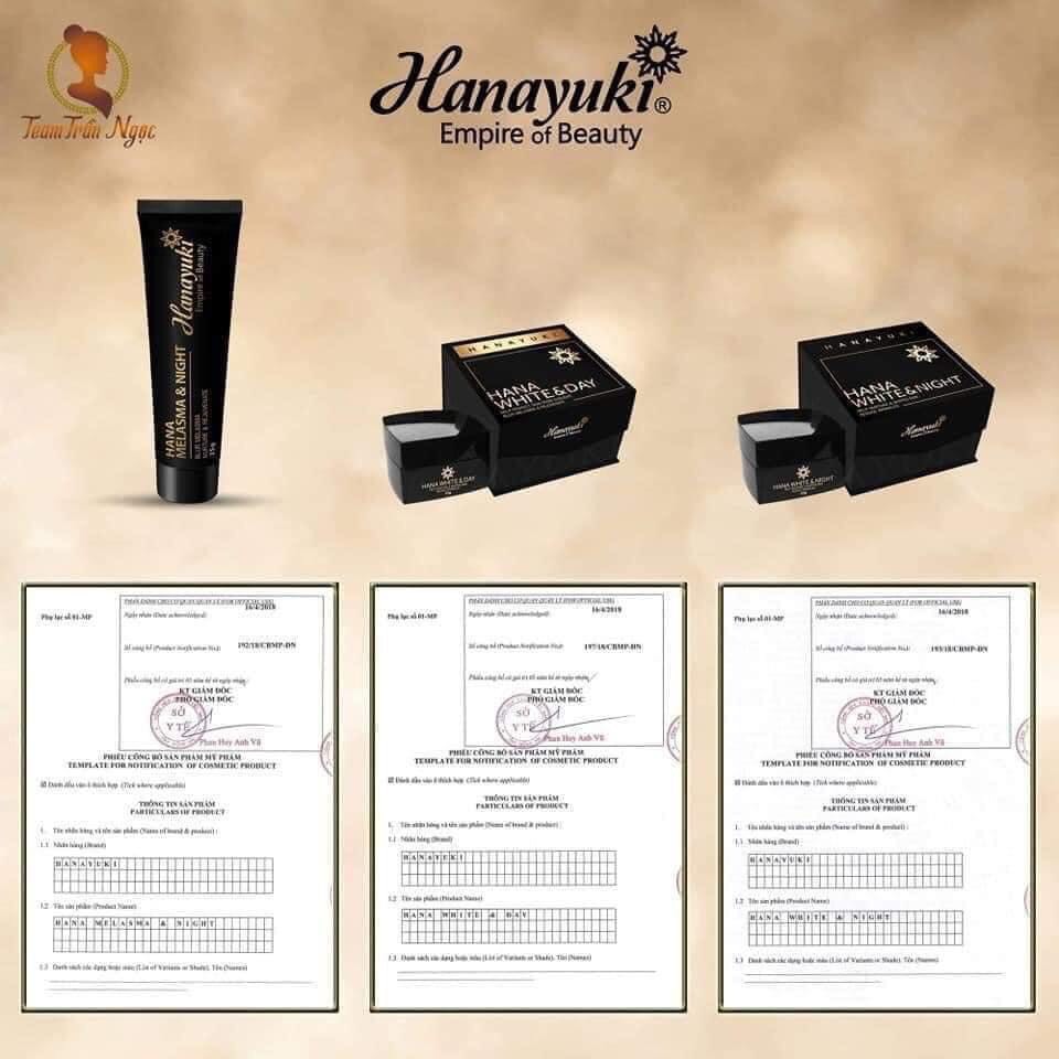 [HCM]KEM DƯỠNG TRẮNG DA BAN ĐÊM HANAYUKI