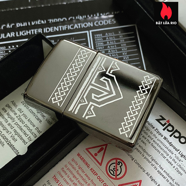 Zippo 49302 - Zippo Odin Design Black Ice®