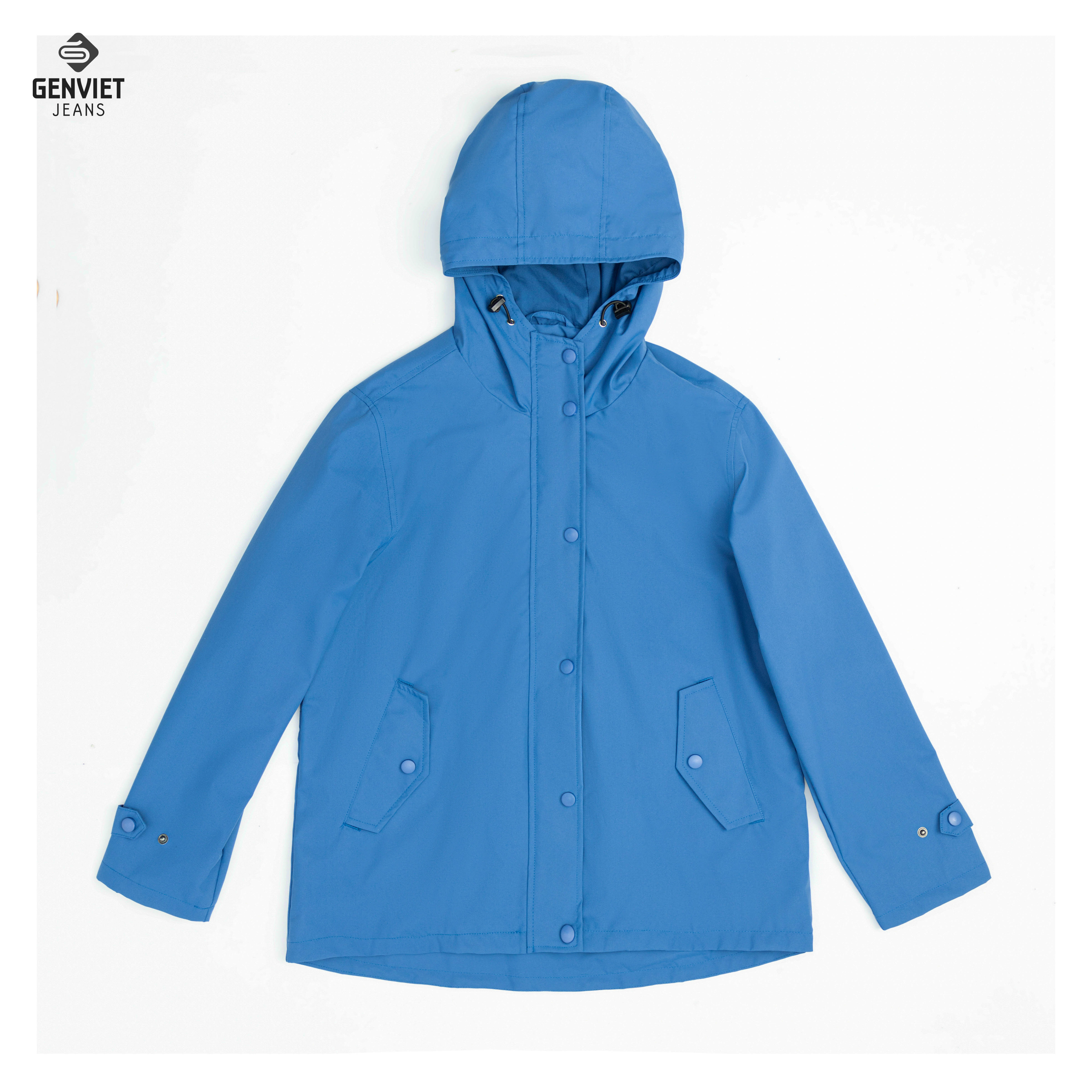 Áo Khoác Gió Parka Nữ GENVIET Cản Gió Cản Nước TK130G8024