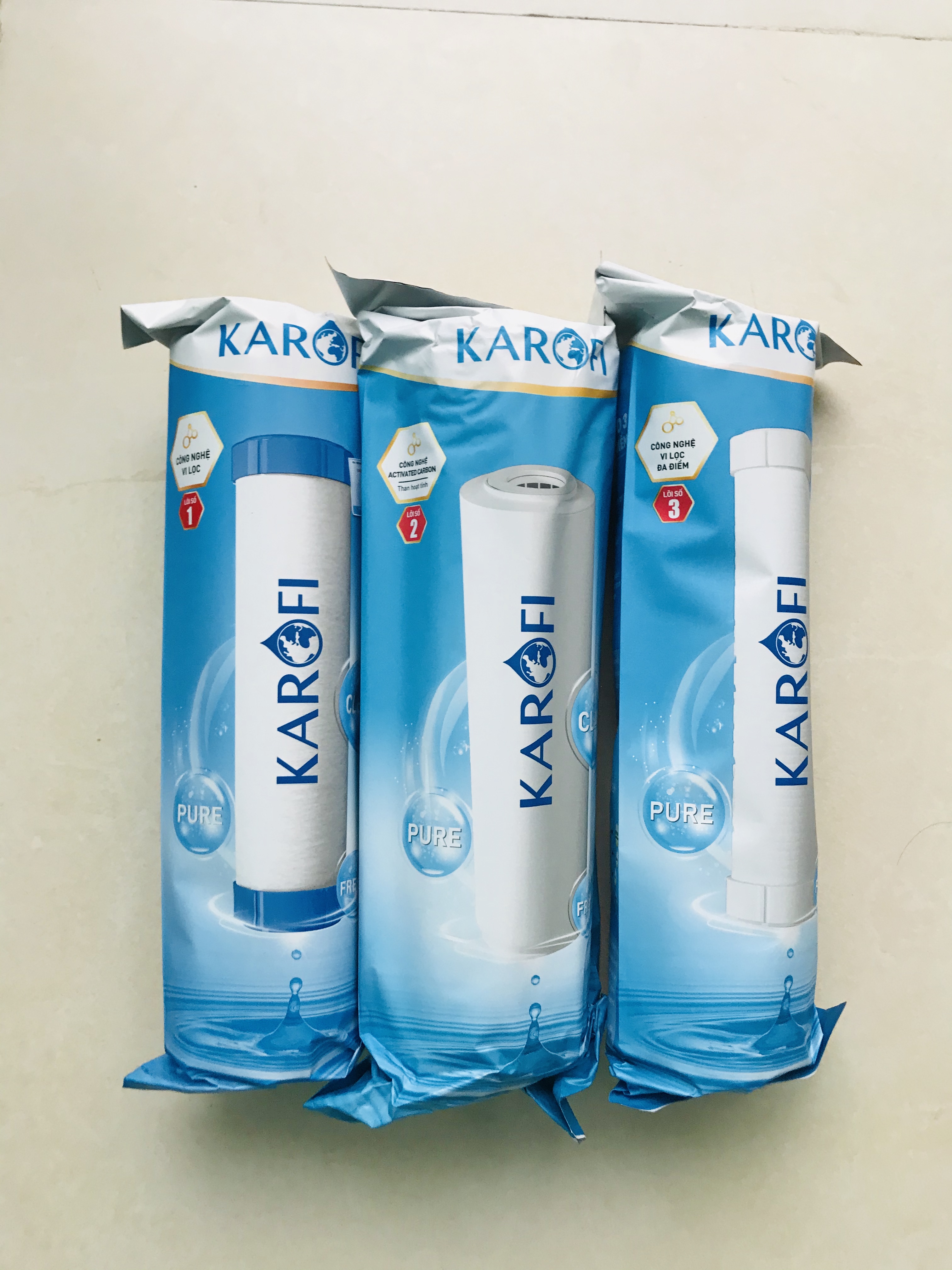 Bộ Lõi lọc 123 Karofi chính hãng