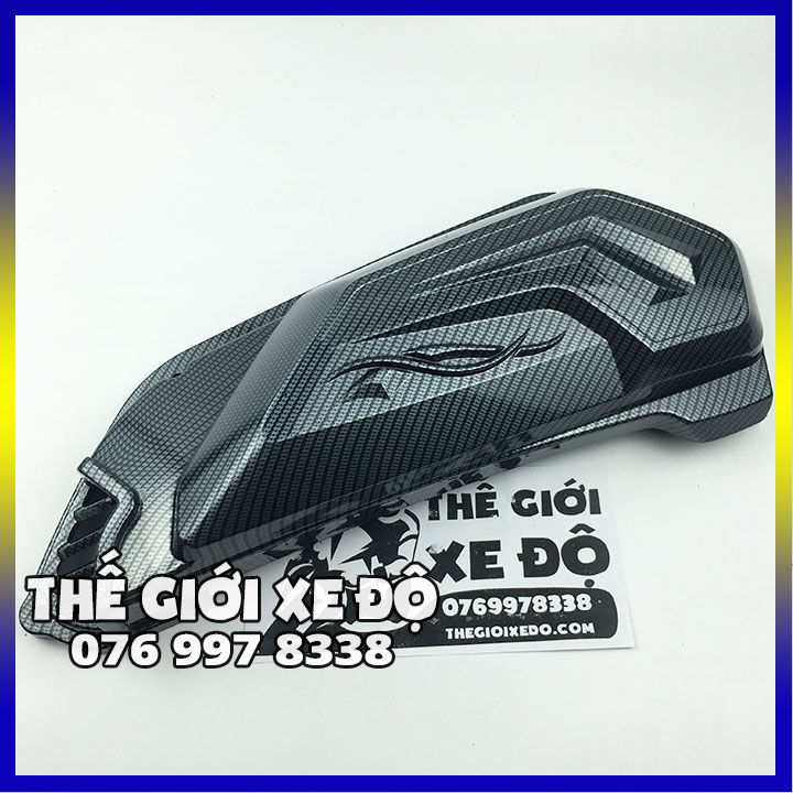 Ốp pô e AB 160 125 cc 2023 cacbon - phụ kiện đồ chơi ốp carbon trang trí bầu lọc gió Air Blade Airblade