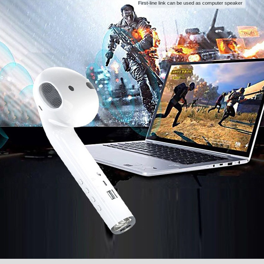 Tai nghe/Loa Airpod bluetooth khổng lồ MK-101- Mango House shop- Không dây, âm thanh cực chuẩn, chống mốc, chống xước, Tích hợp đa chức năng- Tặng kèm khăn tay- Loa bluetooth, Tai nghe không dây, Loa bluetooh, Airpods