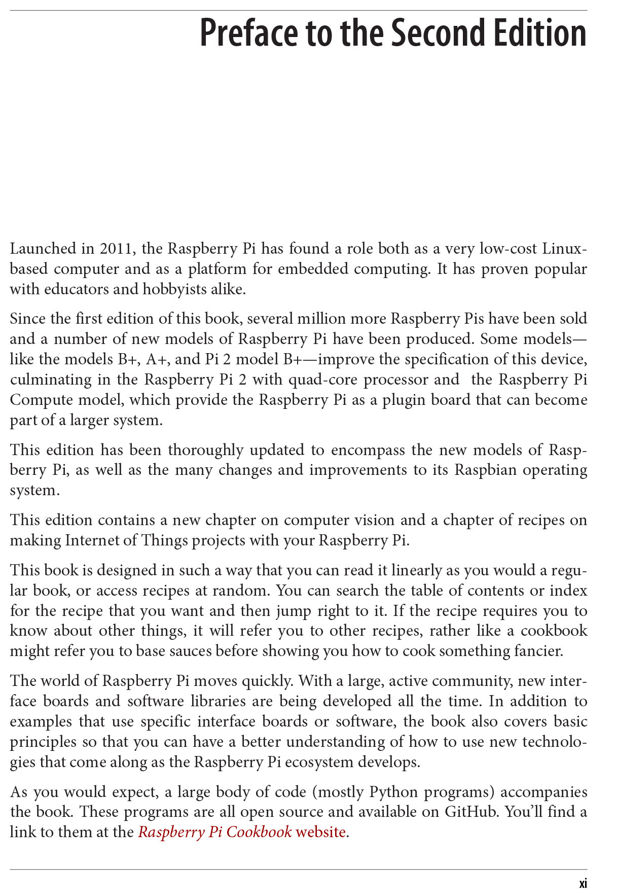 Raspberry Pi Cookbook - Sách chuyên ngành