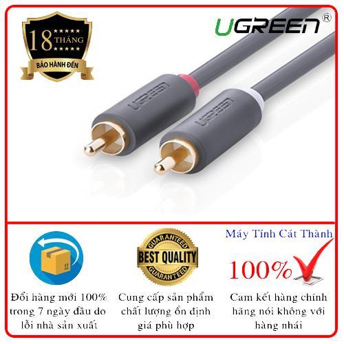 Dây cáp AV 2 đầu Hoa Sen mạ vàng dài 5m Ugreen 10520