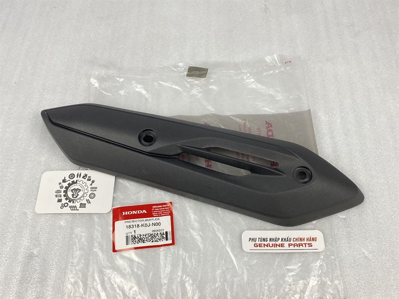 Ốp che pô genio 110 2019 chính hãng honda indo 18318k0jn00
