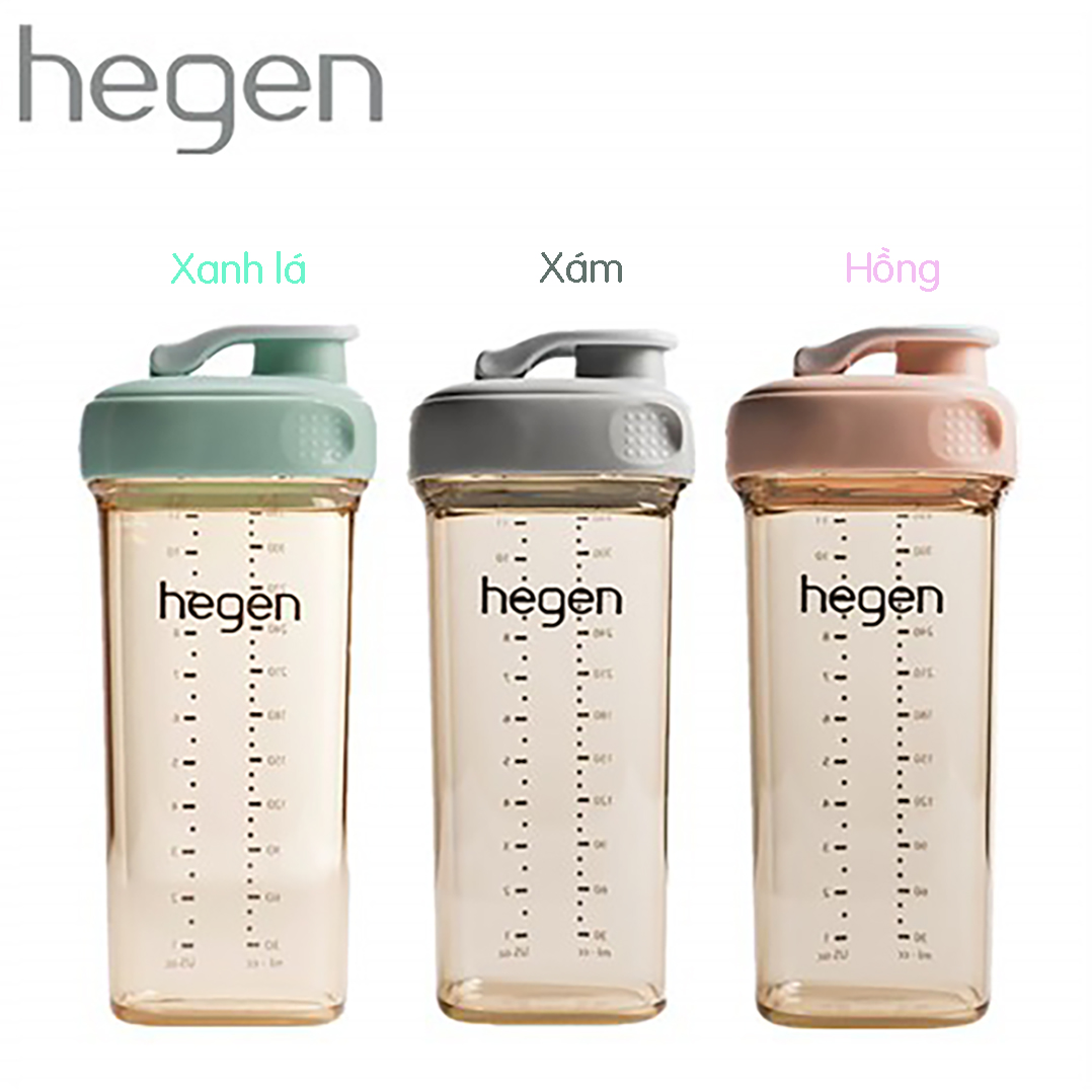 [HCM]Bình uống nước cho bé Hegen PPSU 330ml