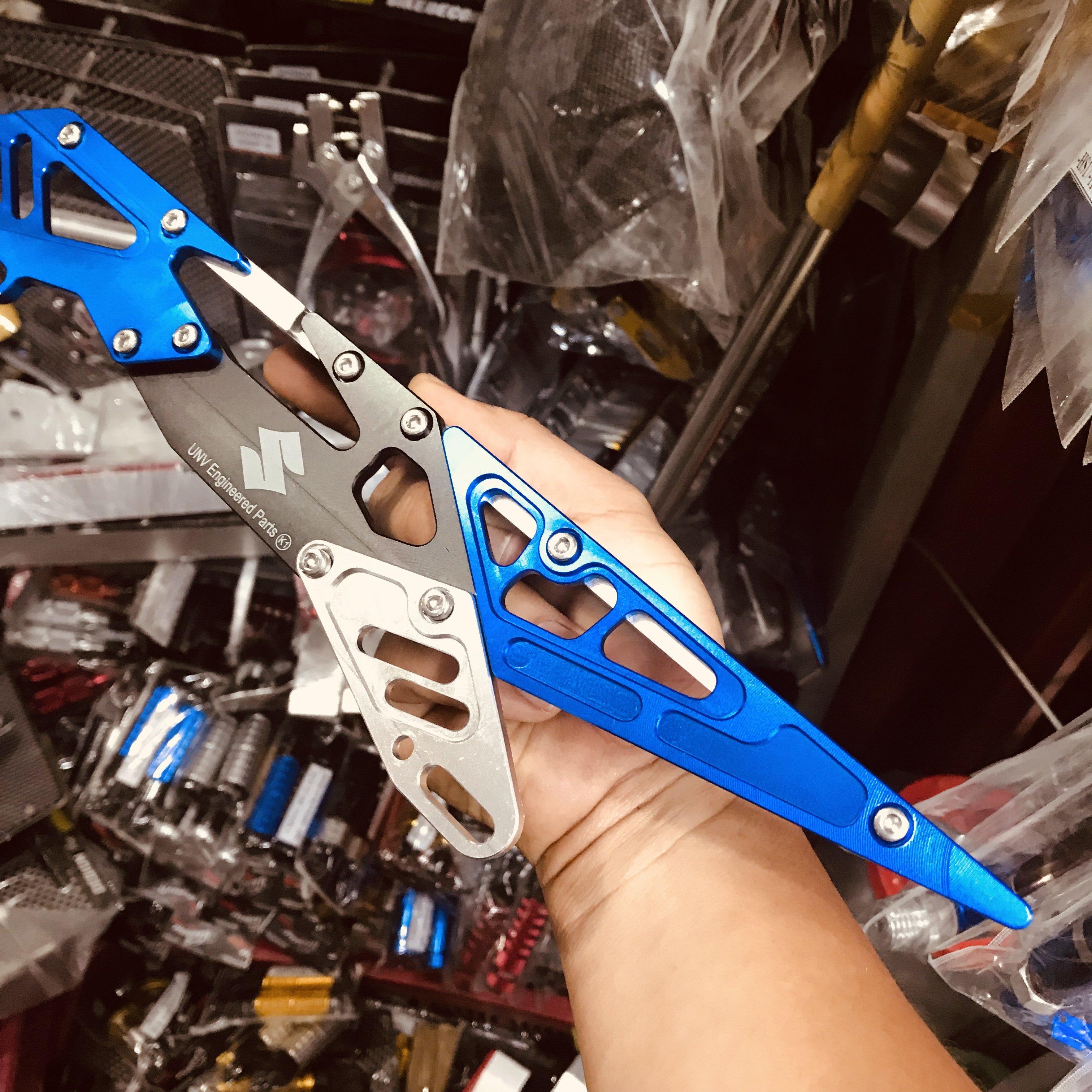 (HOT HOT HOT) CẠT TE nhôm kiểu gắn xe RAIDER, SATRIA (màu xanh dương)