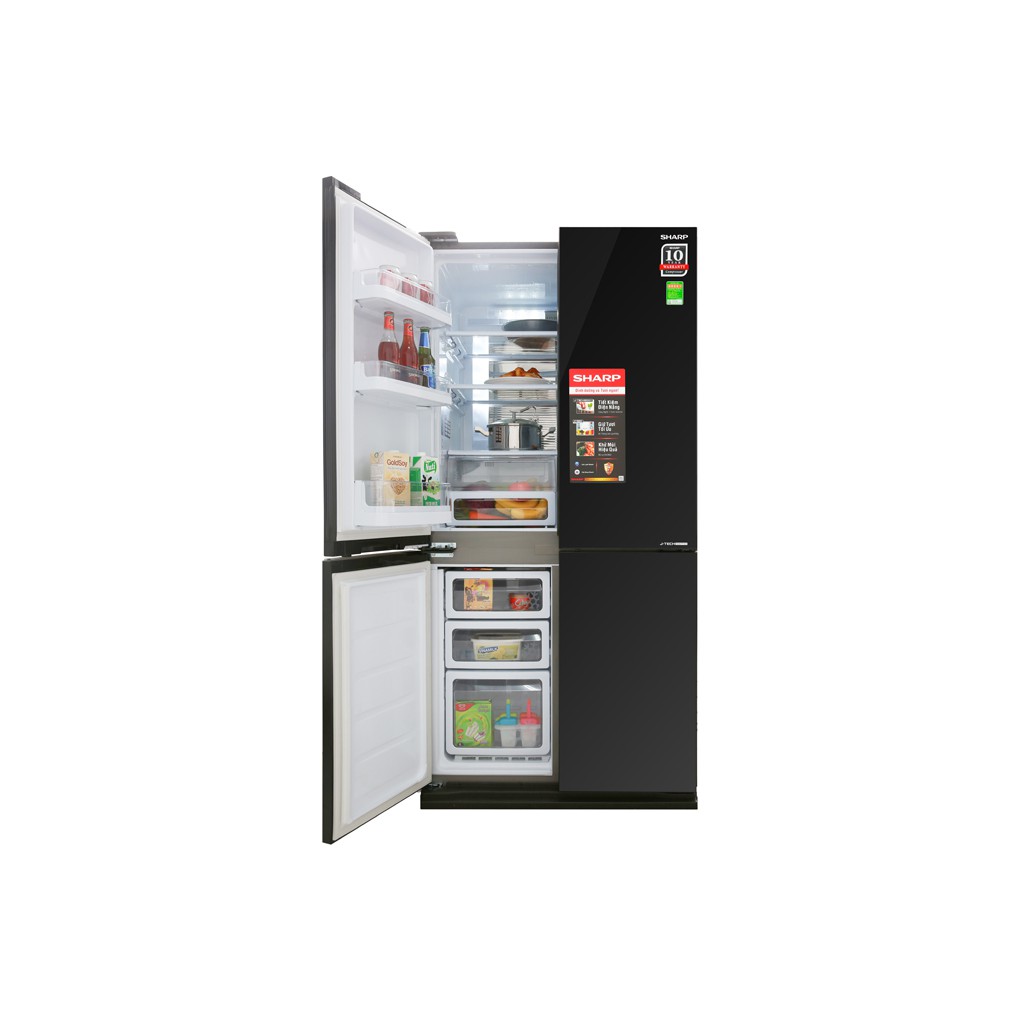 [TRẢ GÓP 0%] Tủ lạnh 4 cửa Sharp Inverter 626 lít SJ-FX688VG-BK (Giá áp dụng giao tại HN, HCM& các tỉnh liên hệ shop)