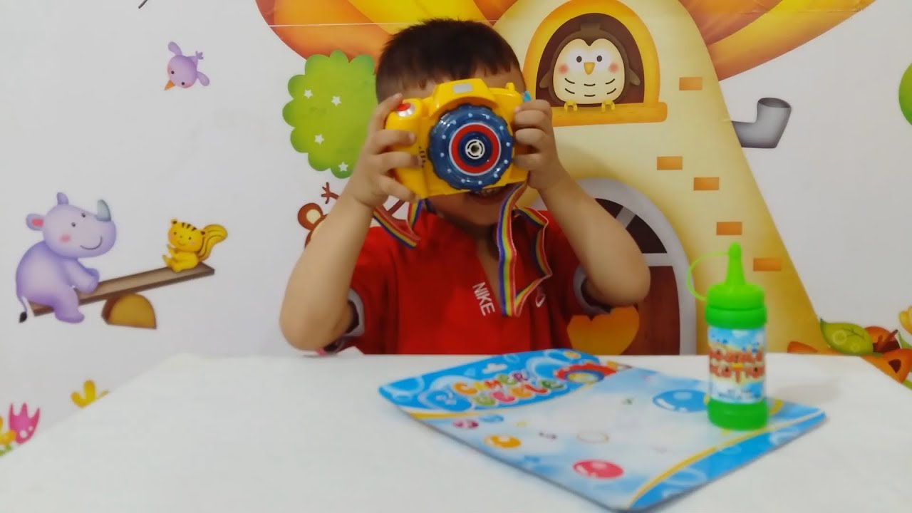 MÁY ẢNH BẮN BONG BÓNG XÀ PHÒNG